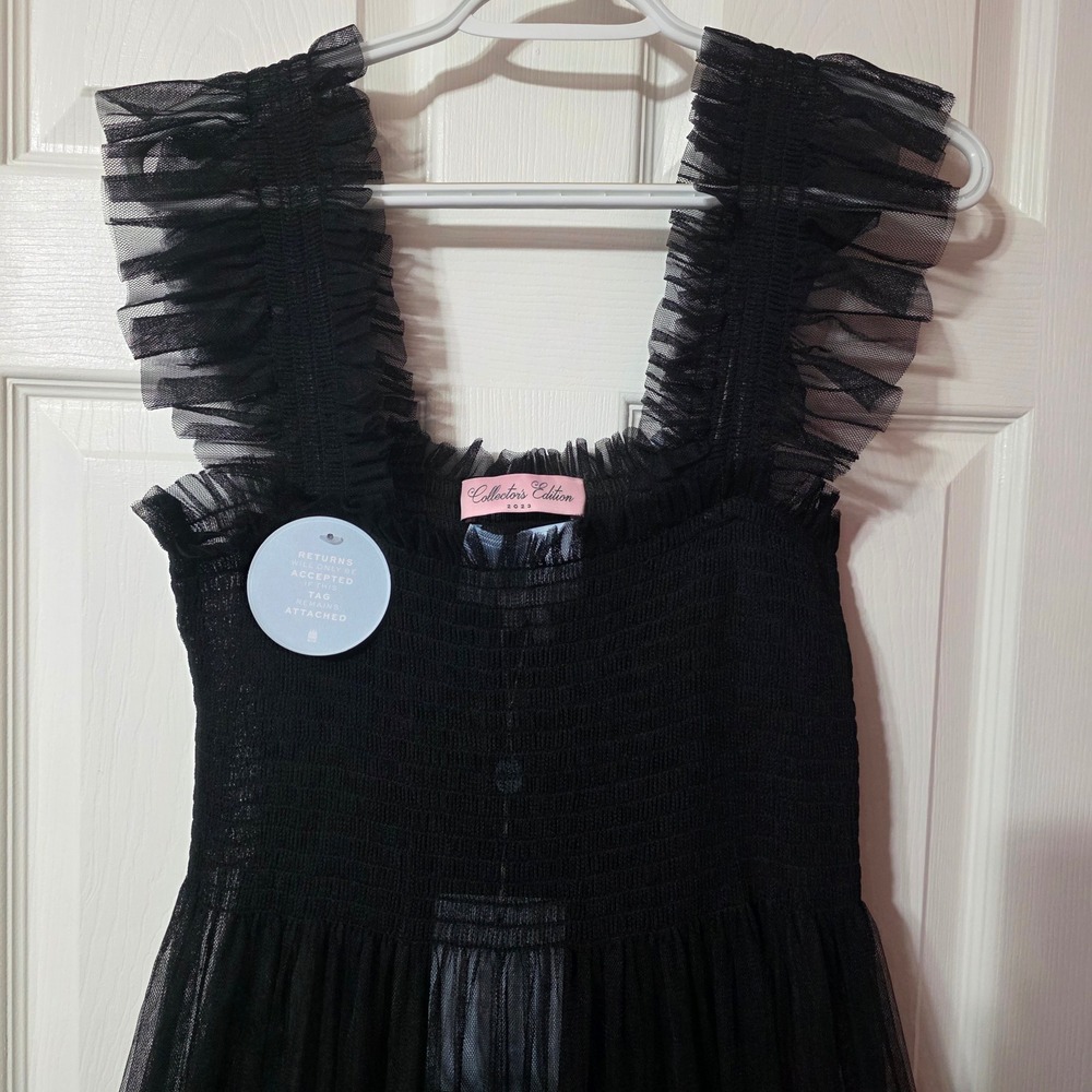 Hill House Home Women Large Ellie Nap Dress Black Tulle Collector's Edition 2023 - Picture 10 of 10